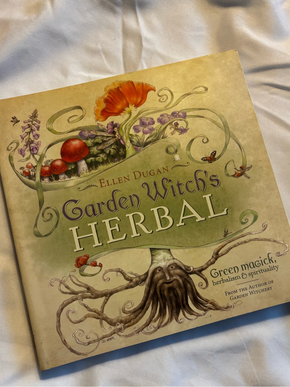 Garden Witch's Herbal by Ellen Dugan - paperback book